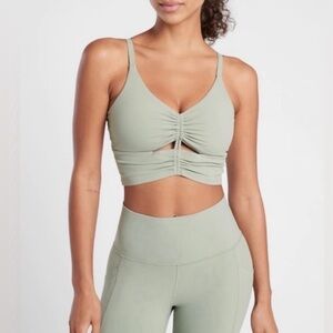 Athleta Cinch Longline Bra Top D-DD